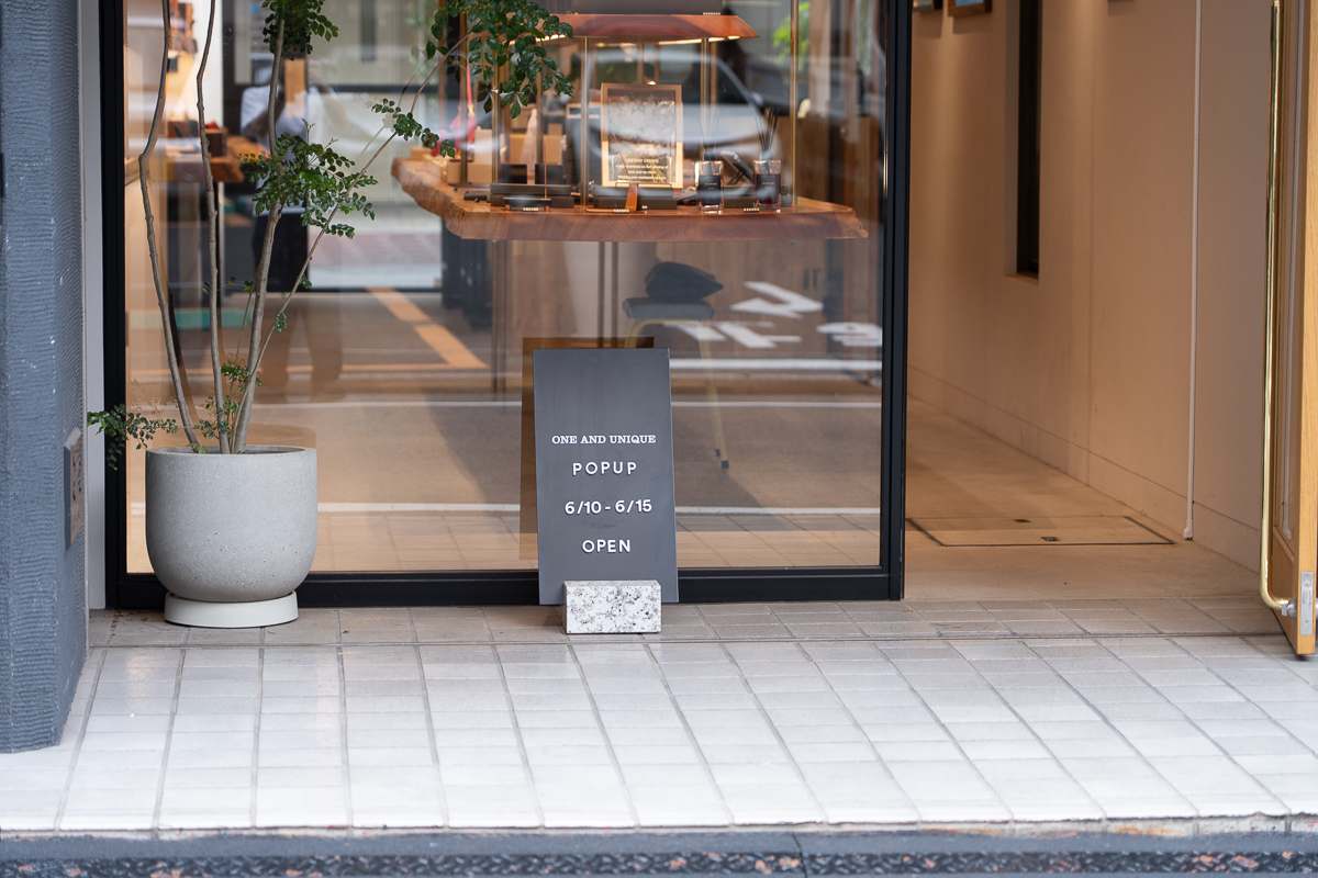 【ご来店ありがとうございました】PRO-MENER蔵前ポップアップストア ONE AND UNIQUE ワンアンドユニーク販売受注会