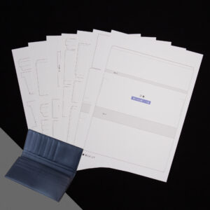 プロの型紙(14)ササマチ束入れ Sasamachi long wallet's pattern　【レザークラフト　ハンドメイド　革　本格　財布　バッグ　紙型　パターン】作り方動画を別途販売中